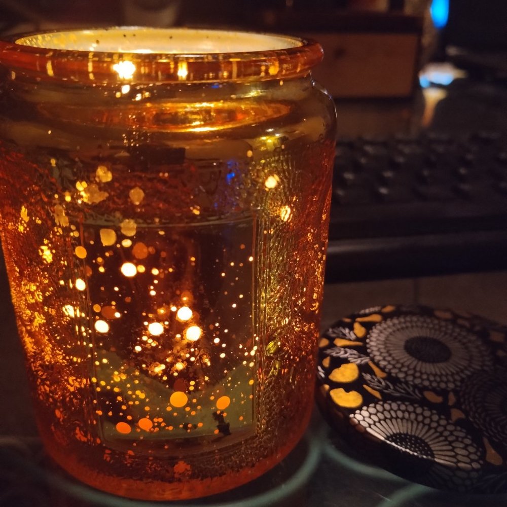 Golden Cascading Candle